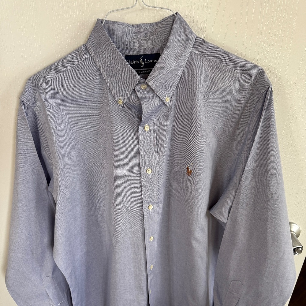 Polo Ralph Lauren Oxford-Style Dress Shirt: 16.5 x 34/35
